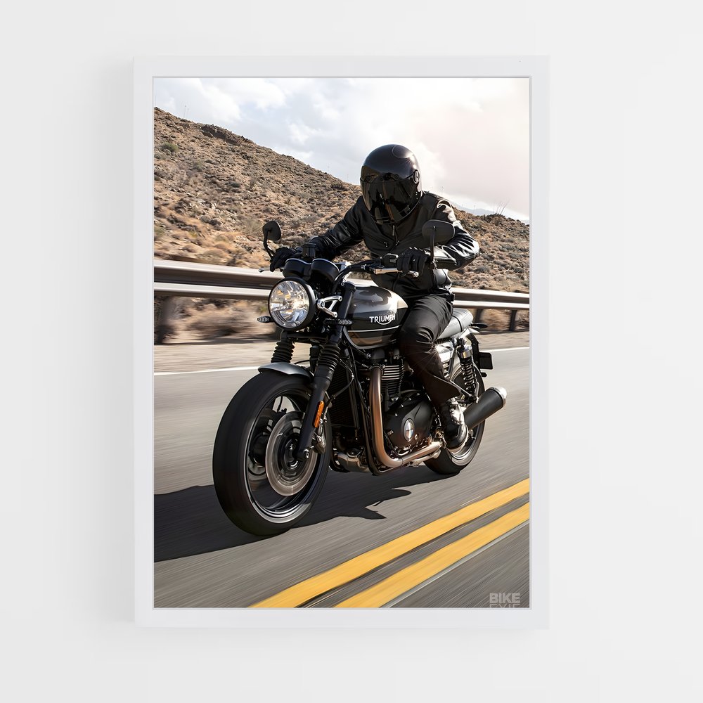 Poster Speed Twin Éclatant – affiche Triumph (vue 3)
